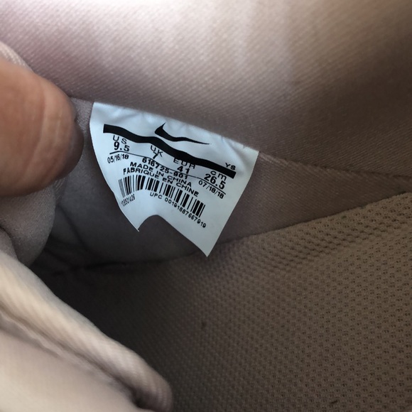 2018 Nike Air Force 1 sneakers worn once! Rose and rose gold! - Picture 12 of 17